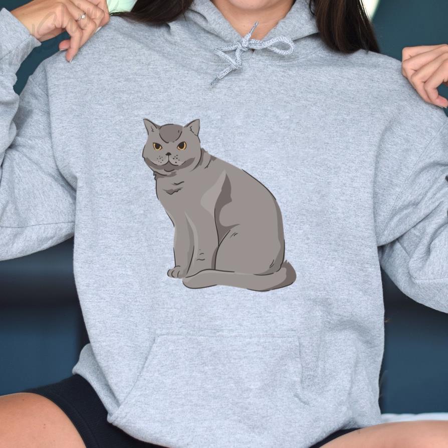 British Shorthair Cat Animal Hoodie