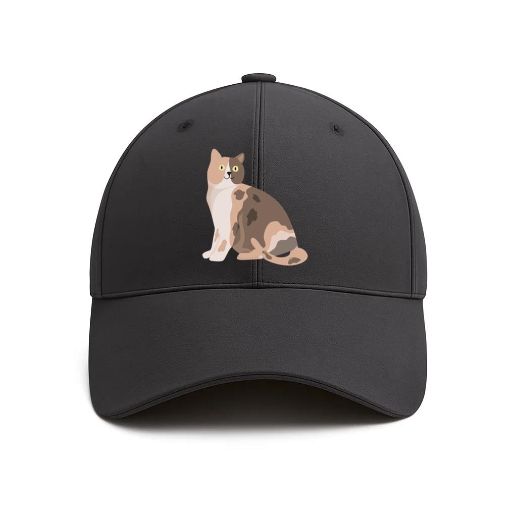 Cat Animal Illustration Cotton Baseball Hat
