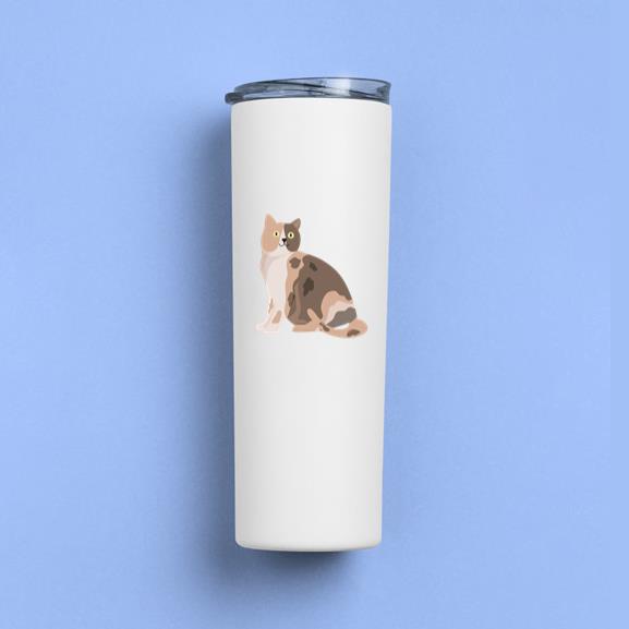 Cat Animal Illustration Tumbler