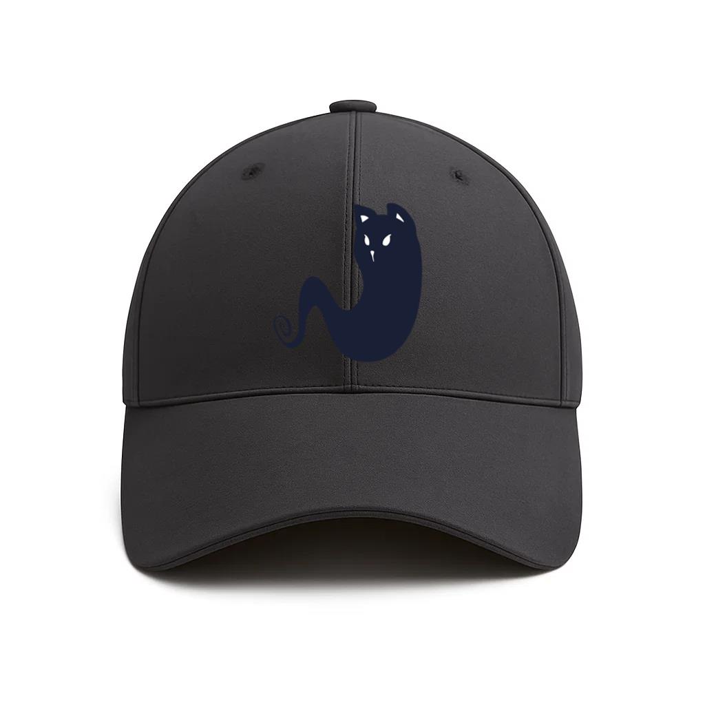 Cat Ghost Silhouette Cotton Baseball Hat