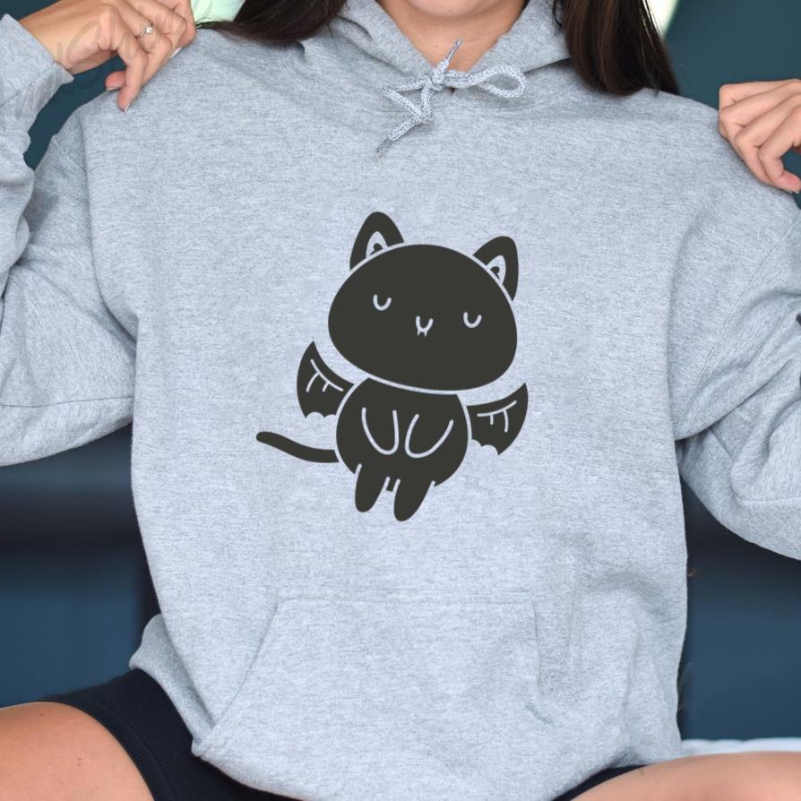 Cute Cat With Wings Character Hoodie