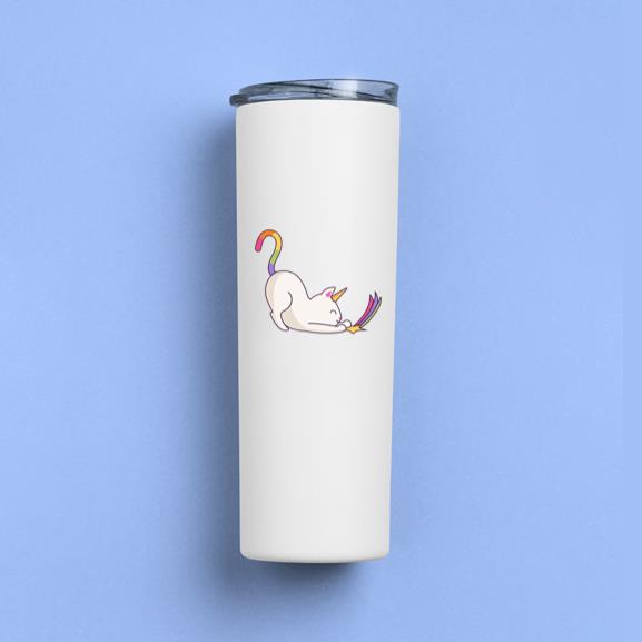 Cute Unicorn Cat Tumbler